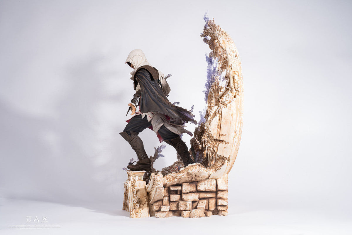 Assassin's Creed - Purearts Animus Ezio Premium Statue Collectible Figurine - Tophatter Daily Deals