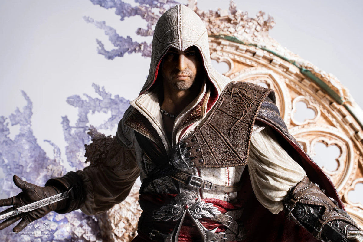 Assassin's Creed - Purearts Animus Ezio Premium Statue Collectible Figurine - Tophatter Daily Deals