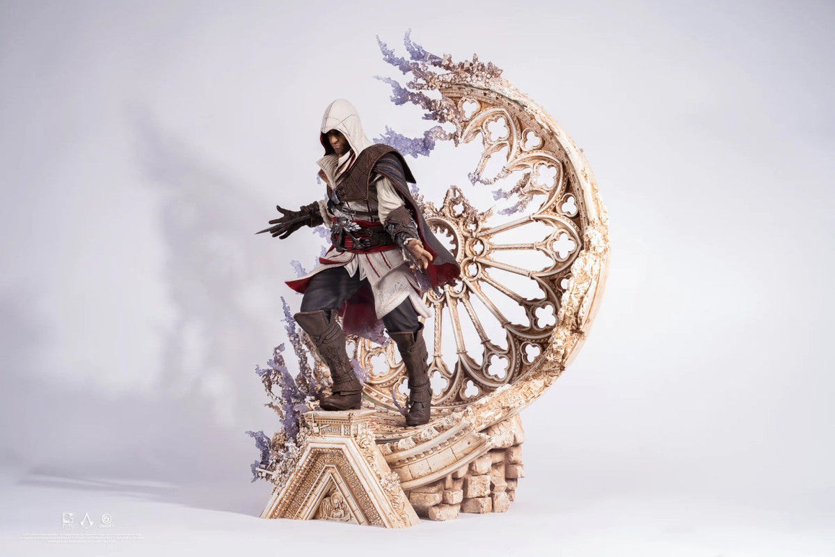 Assassin's Creed - Purearts Animus Ezio Premium Statue Collectible Figurine - Tophatter Daily Deals