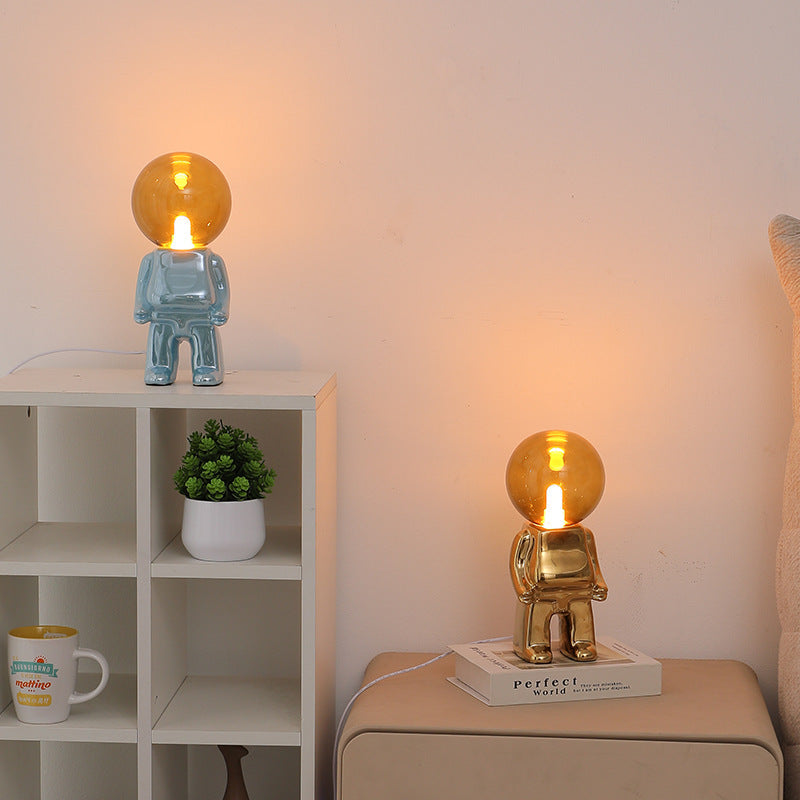 Astronaut Boy Table Lamp Table Lamp - Tophatter Daily Deals