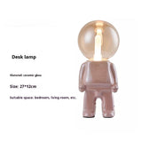 Astronaut Boy Table Lamp Pink USB Table Lamp - Tophatter Daily Deals