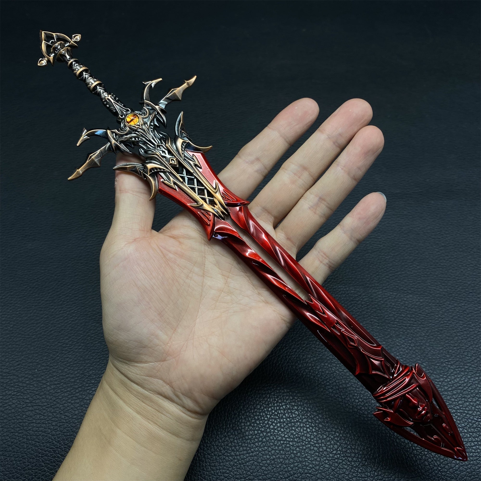 Douluo Land Asura Demon Sword Metal Miniature Sword - Tophatter Daily Deals