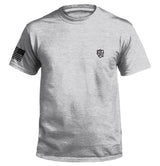 Shield Branded Tee Tee Sport Grey Men's Tops - Tophatter Daily Deals