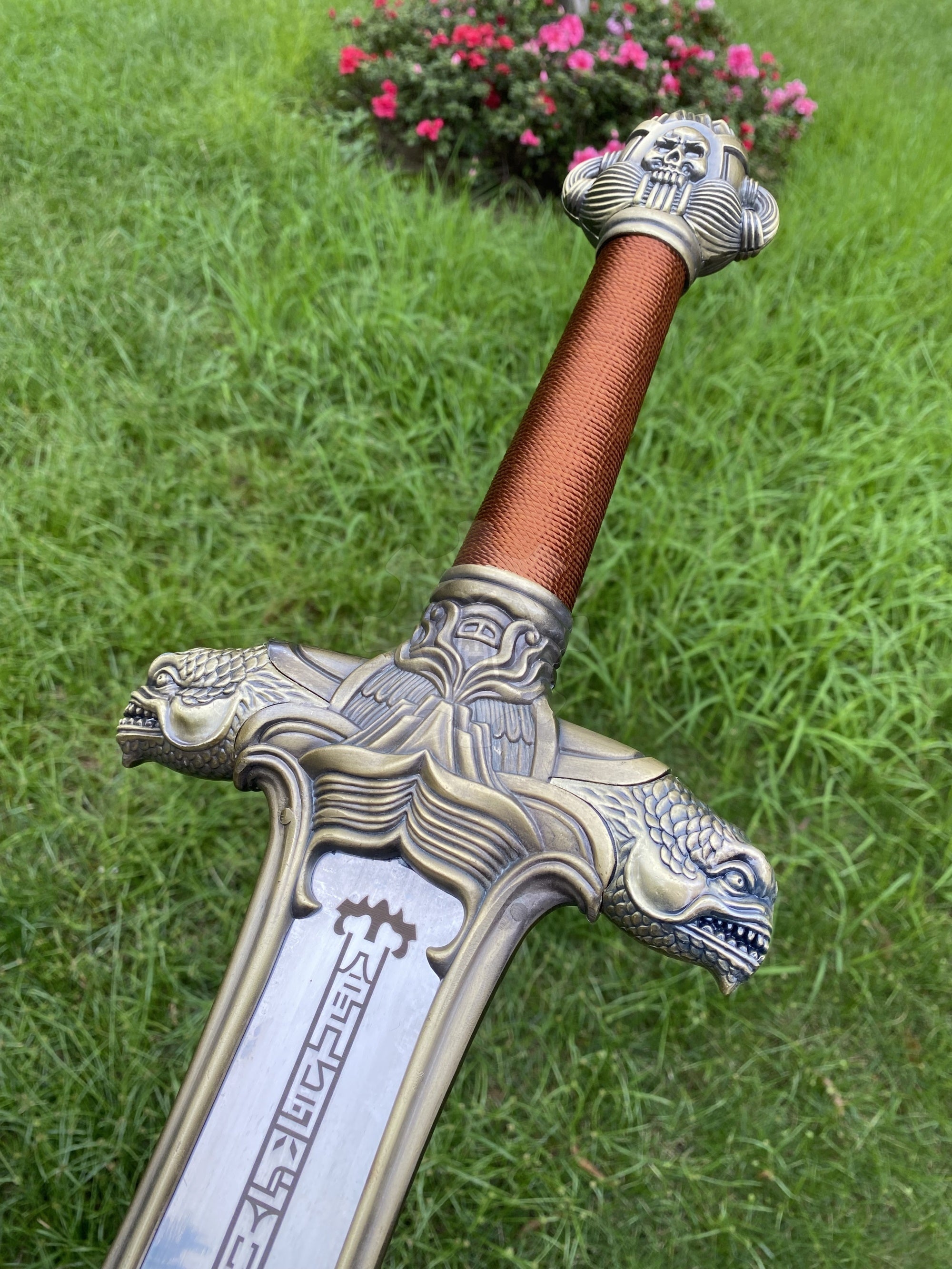 Atlantean Sword Life-Size Metal Replica Cosplay Prop - Tophatter Daily Deals