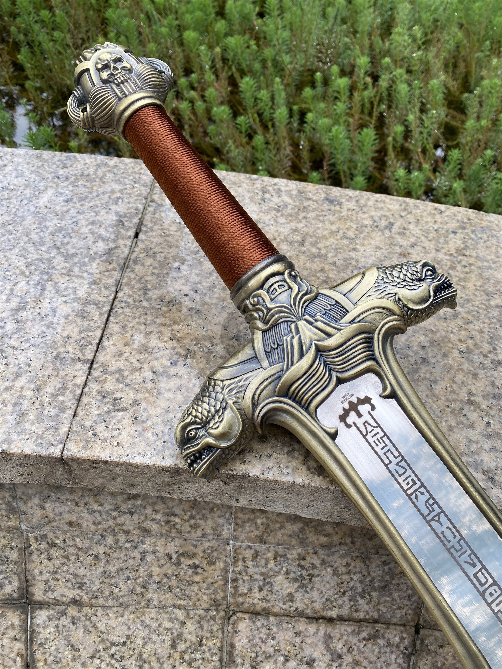 Atlantean Sword Life-Size Metal Replica Cosplay Prop - Tophatter Daily Deals