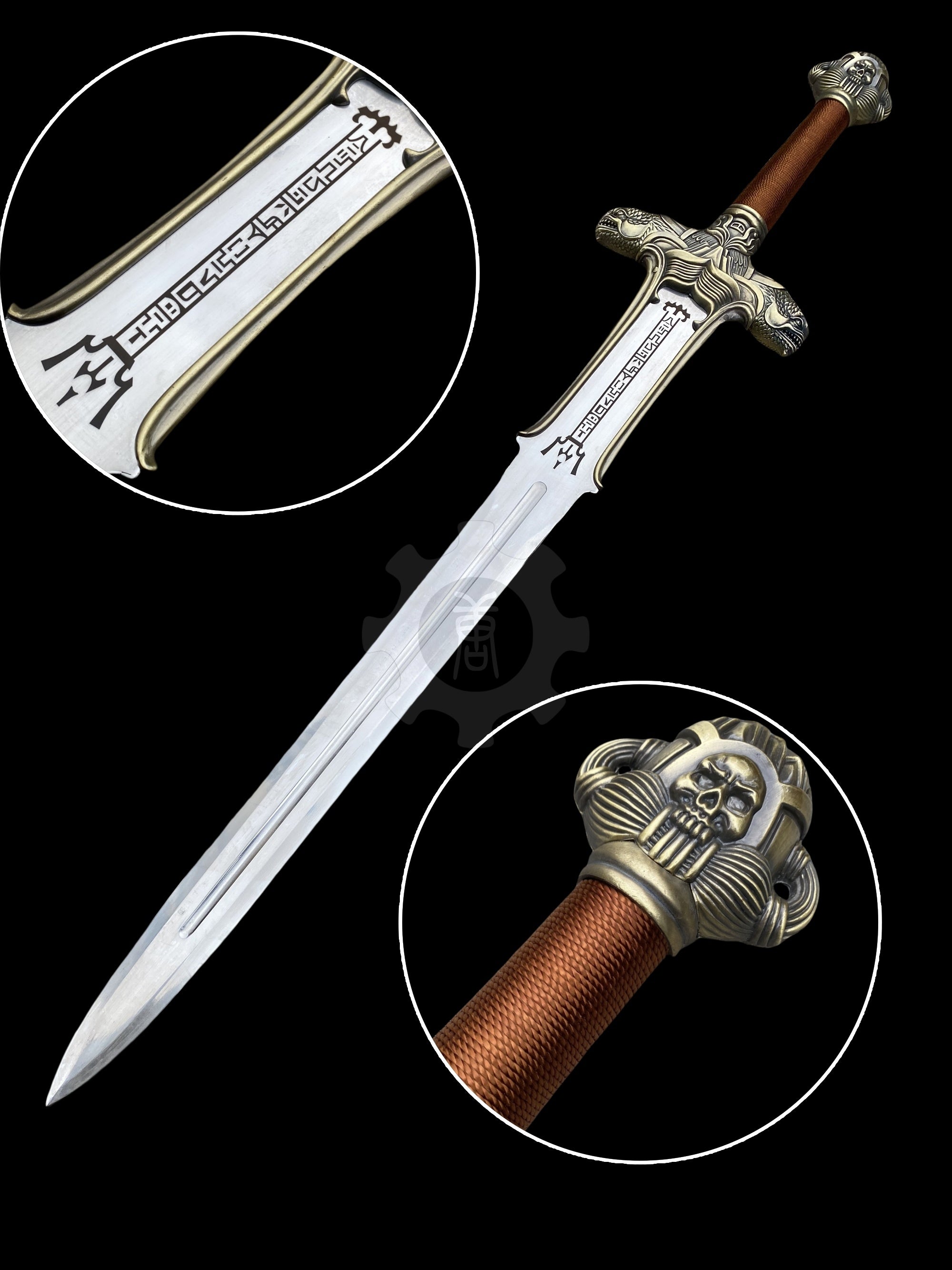 Atlantean Sword Life-Size Metal Replica Cosplay Prop - Tophatter Daily Deals