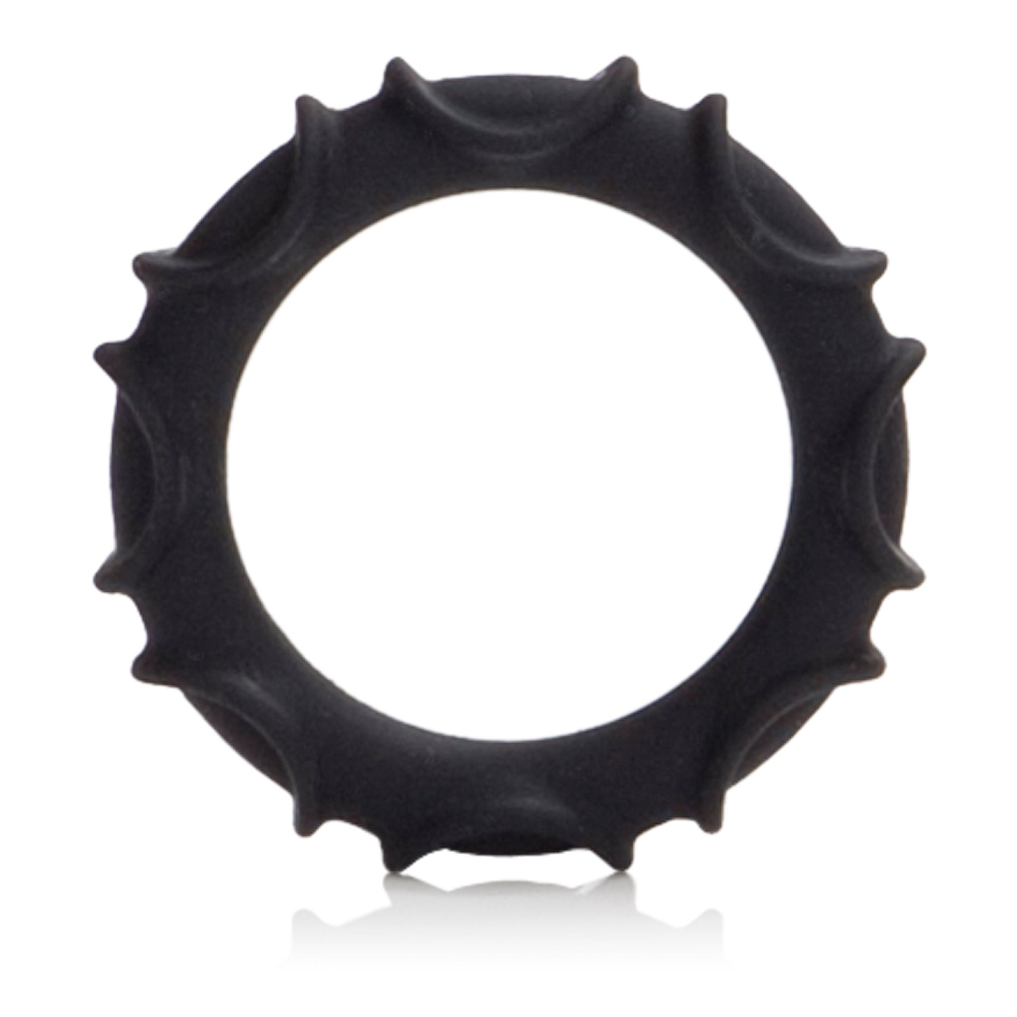 Atlas Black Silicone Cock Ring for Comfort and Stamina > Cock Ring > Single - Tophatter Daily Deals