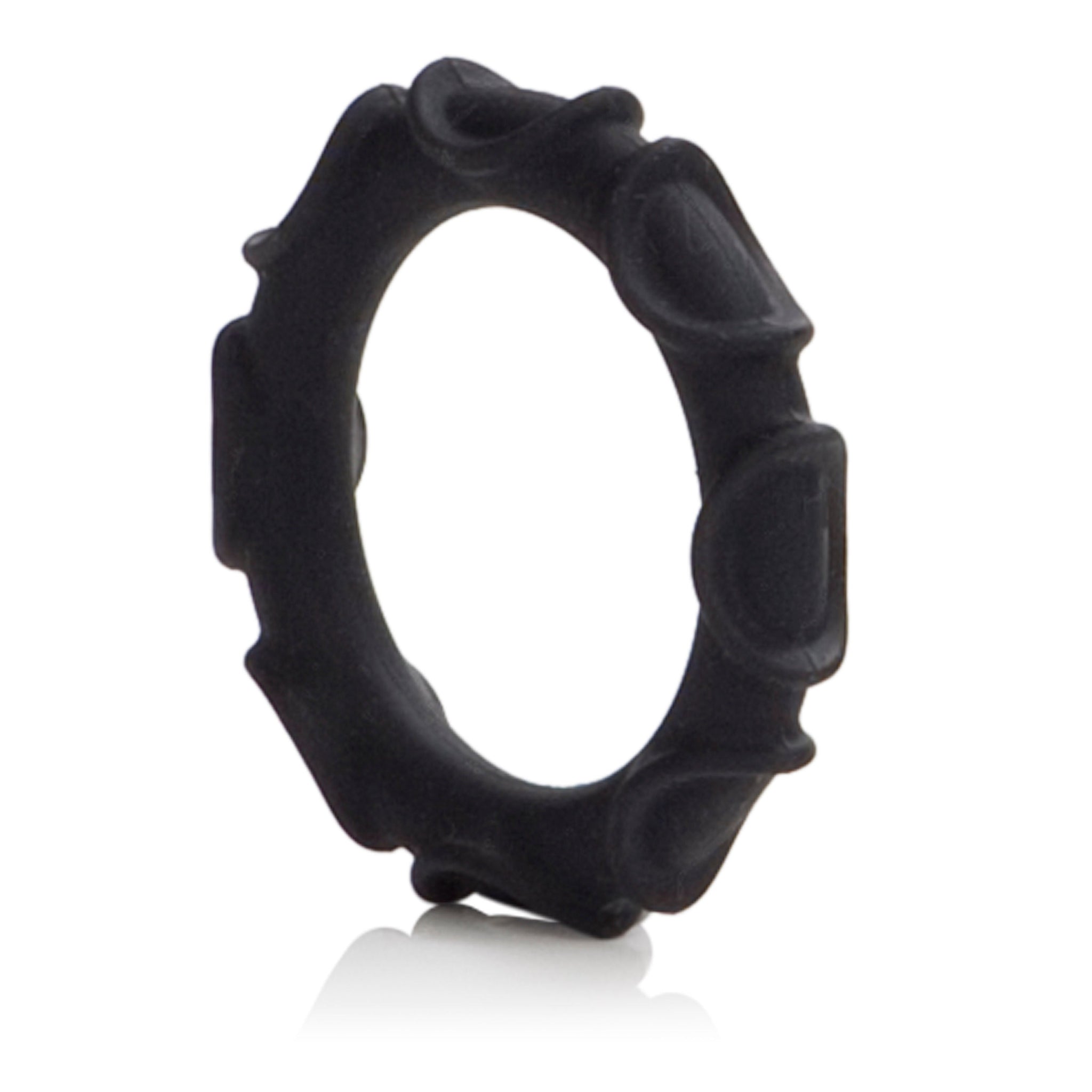 Atlas Black Silicone Cock Ring for Comfort and Stamina > Cock Ring > Single - Tophatter Daily Deals