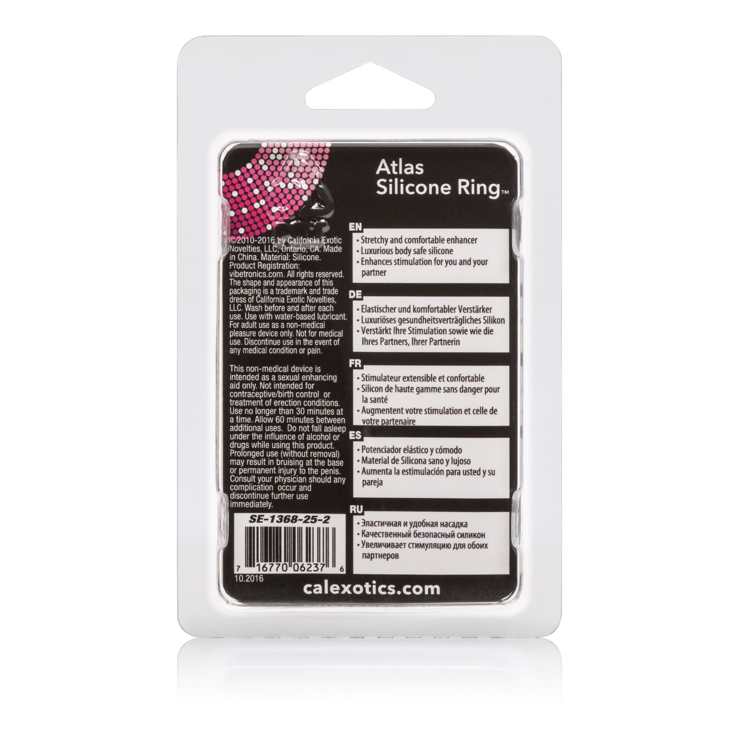 Atlas Black Silicone Cock Ring for Comfort and Stamina > Cock Ring > Single - Tophatter Daily Deals