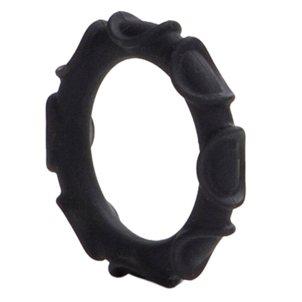 Atlas Silicone Cock Ring Black > Cock Ring > Single - Tophatter Daily Deals