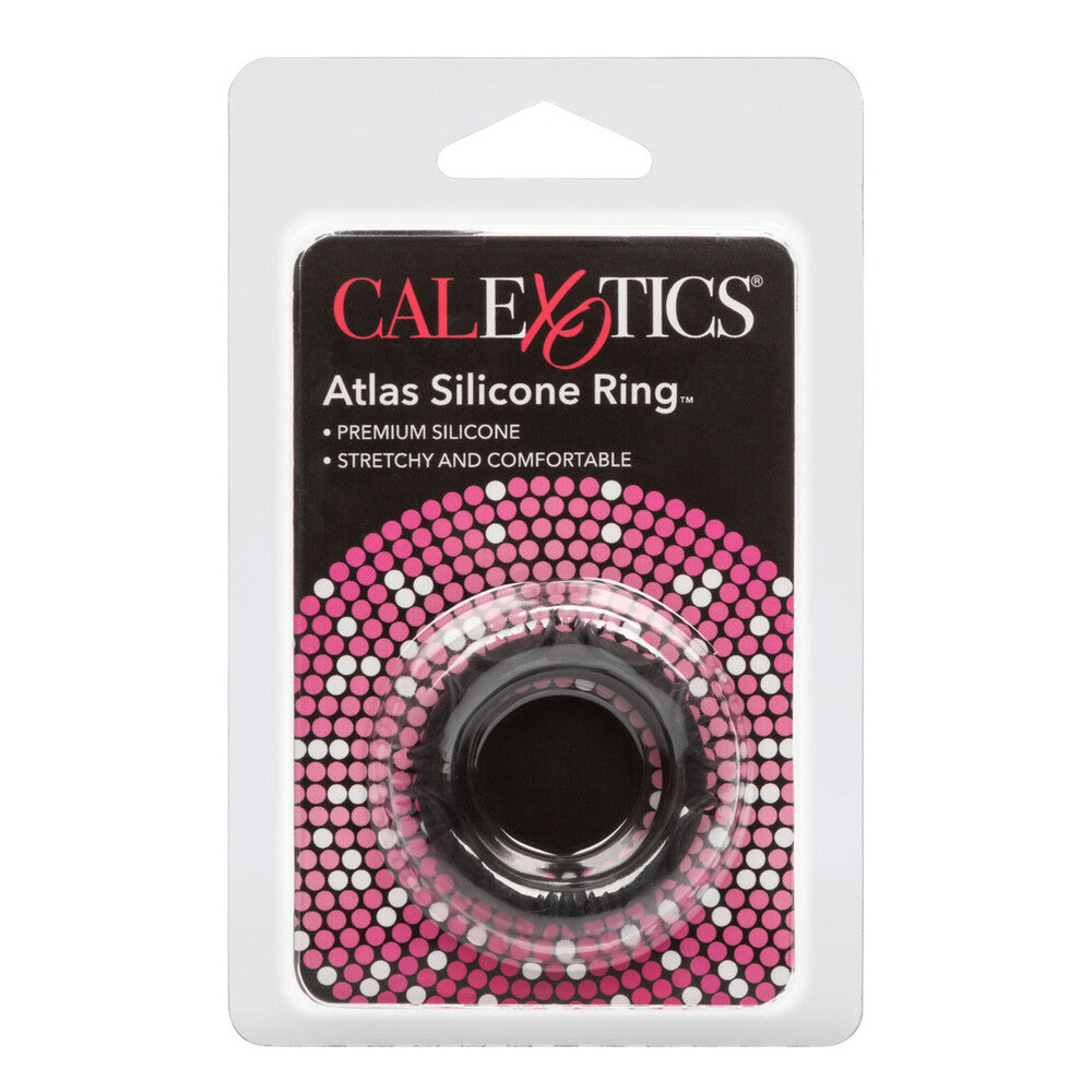 Atlas Silicone Cock Ring Black > Cock Ring > Single - Tophatter Daily Deals