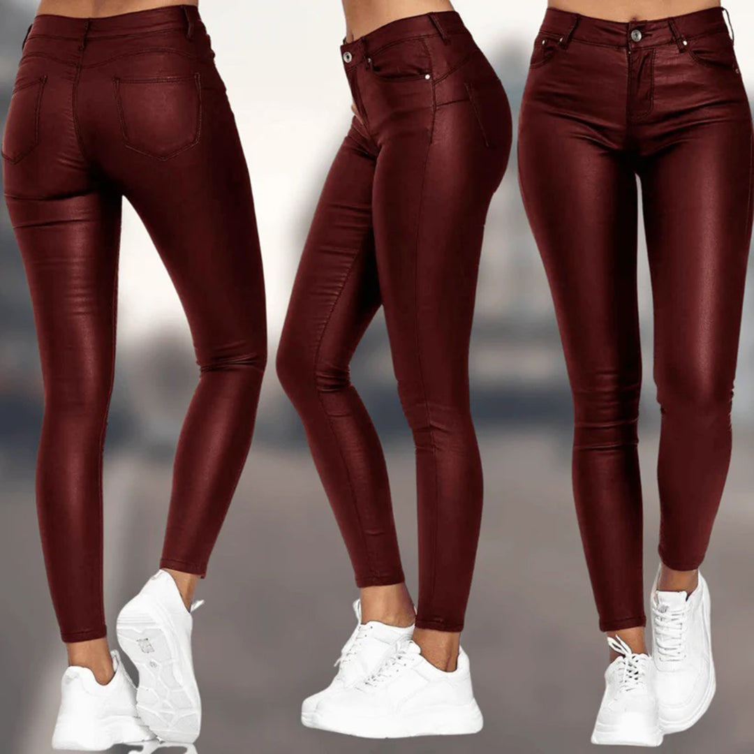 Breathable women's skinny jeans – high-waisted, stretchy material, for casual outings Pants - Tophatter Daily Deals