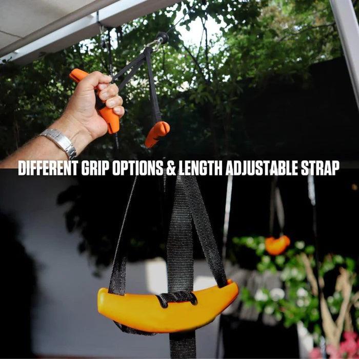 Attachable Dynamic Training Grip- Pull Up Chinning Grip For Hand Support Grip Strengthener Exercise & Fitness - Tophatter Daily Deals