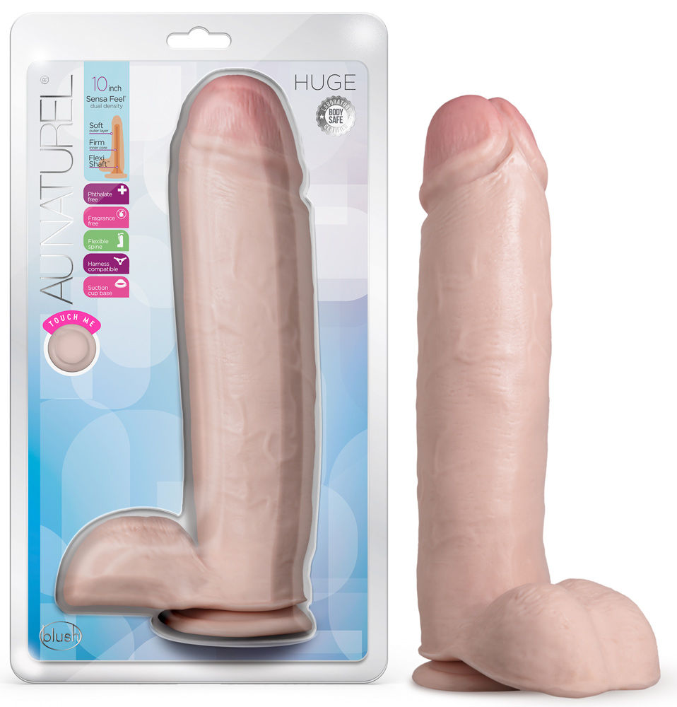 Au Naturel Vanilla (10 Inch) Ultra Realistic Dildo – Large Soft Sturdy Dildo > Dildos > Oversized Toys - Tophatter Daily Deals