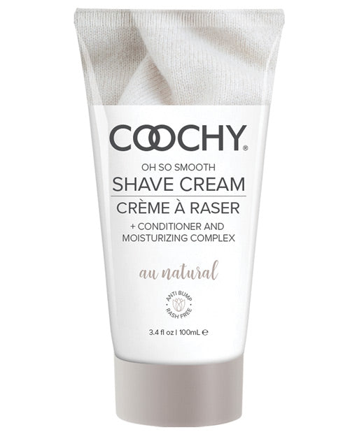 COOCHY Shave Cream 3.4 oz Au Natural Shave Cream - Tophatter Daily Deals