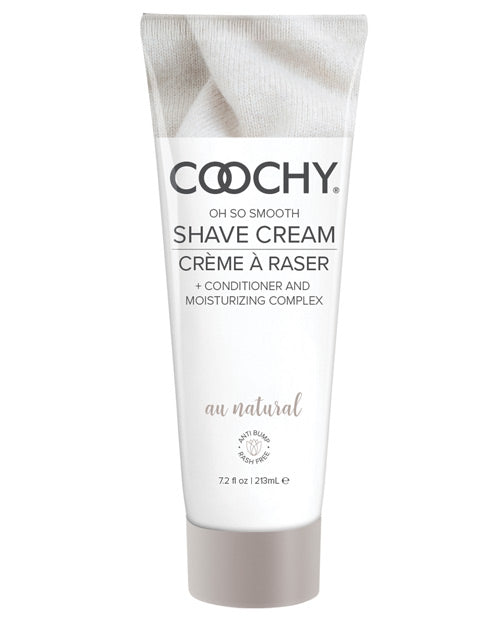 COOCHY Shave Cream 7.2 oz Au Natural Shave Cream - Tophatter Daily Deals