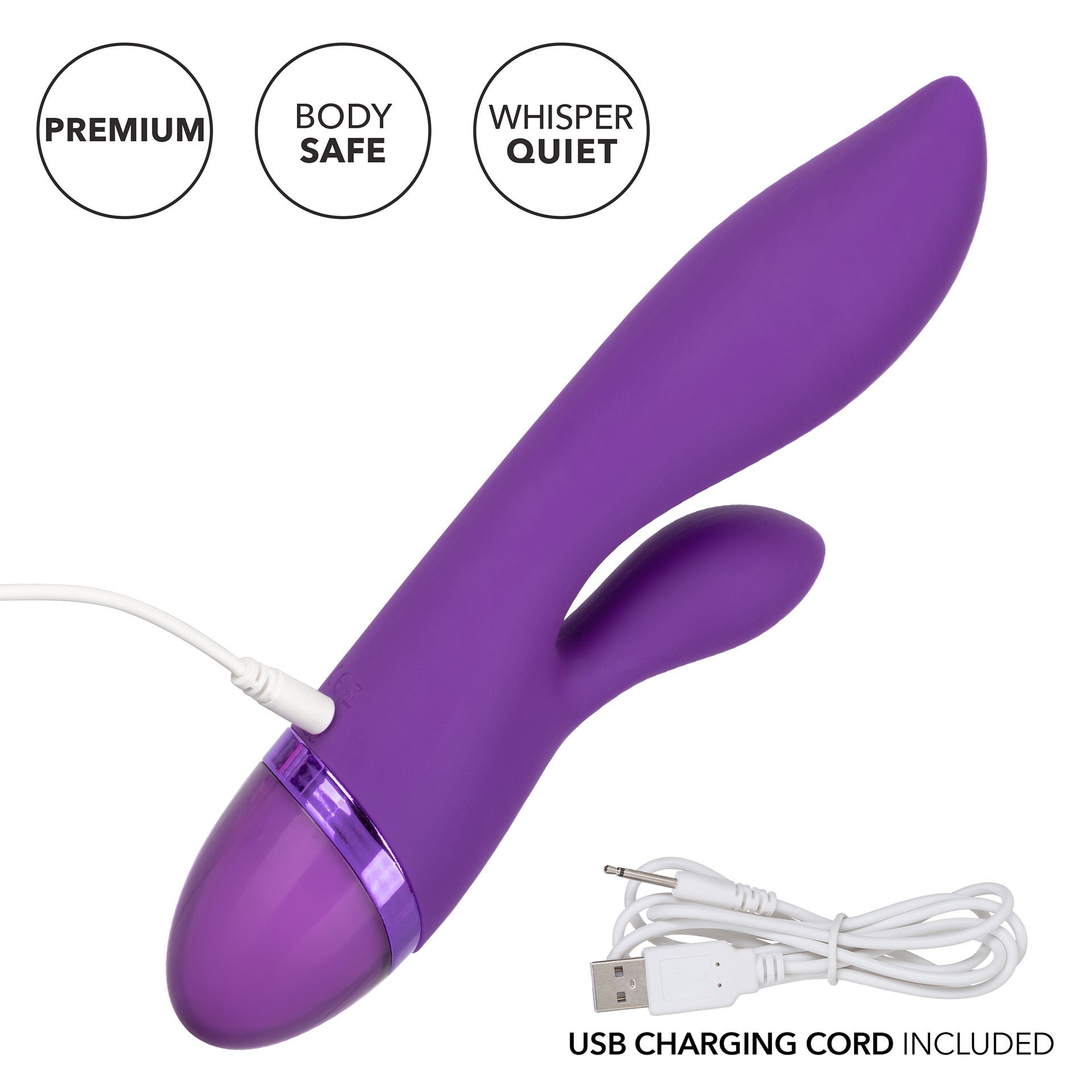 Aura Dual Lover – Rechargeable Dual Stimulation Vibrator > Vibrators > Ladies > Rabbit - Tophatter Daily Deals