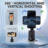 Auto Tracking Phone Holder, Auto Face Tracking Tripod, Portable All-in-one Smart Selfie Stick 360 Rotation Fast Face & Object Tracking Cameraman Robot Mount For Phone Video Vlog Live Streaming - Tophatter Daily Deals