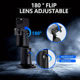 Auto Tracking Phone Holder, Auto Face Tracking Tripod, Portable All-in-one Smart Selfie Stick 360 Rotation Fast Face & Object Tracking Cameraman Robot Mount For Phone Video Vlog Live Streaming - Tophatter Daily Deals