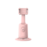 Auto Tracking Phone Holder, Auto Face Tracking Tripod, Portable All-in-one Smart Selfie Stick 360 Rotation Fast Face & Object Tracking Cameraman Robot Mount For Phone Video Vlog Live Streaming pink - Tophatter Daily Deals