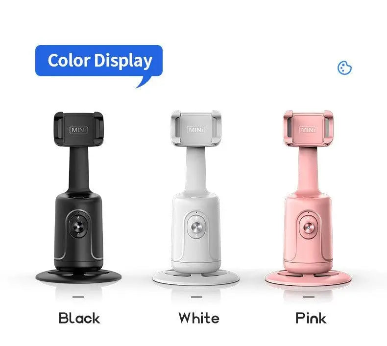 Auto Tracking Phone Holder, Auto Face Tracking Tripod, Portable All-in-one Smart Selfie Stick 360 Rotation Fast Face & Object Tracking Cameraman Robot Mount For Phone Video Vlog Live Streaming - Tophatter Daily Deals