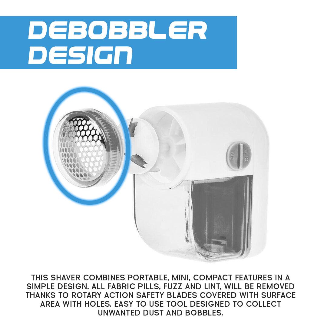 Best Clothes Debobbler - Lint Remover Automatic Mini Shaver Fabric Bobble Fluff Battery Operated Gadget Personal Care - Tophatter Daily Deals