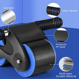 Rolling AB Wheel - Automatic Rebound Abdominal Wheel - Anti Slip AB Roller Automatic Rebound Abdominal Wheel Roller for Arm Waist Leg Exercise Exercise & Fitness - Tophatter Daily Deals