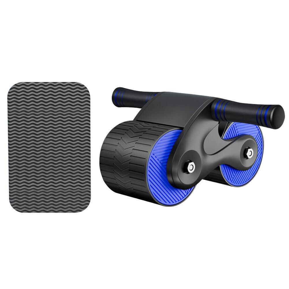 Rolling AB Wheel - Automatic Rebound Abdominal Wheel - Anti Slip AB Roller Automatic Rebound Abdominal Wheel Roller for Arm Waist Leg Exercise Blue Exercise & Fitness - Tophatter Daily Deals