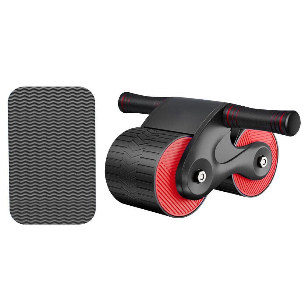 Rolling AB Wheel - Automatic Rebound Abdominal Wheel - Anti Slip AB Roller Automatic Rebound Abdominal Wheel Roller for Arm Waist Leg Exercise Red Exercise & Fitness - Tophatter Daily Deals