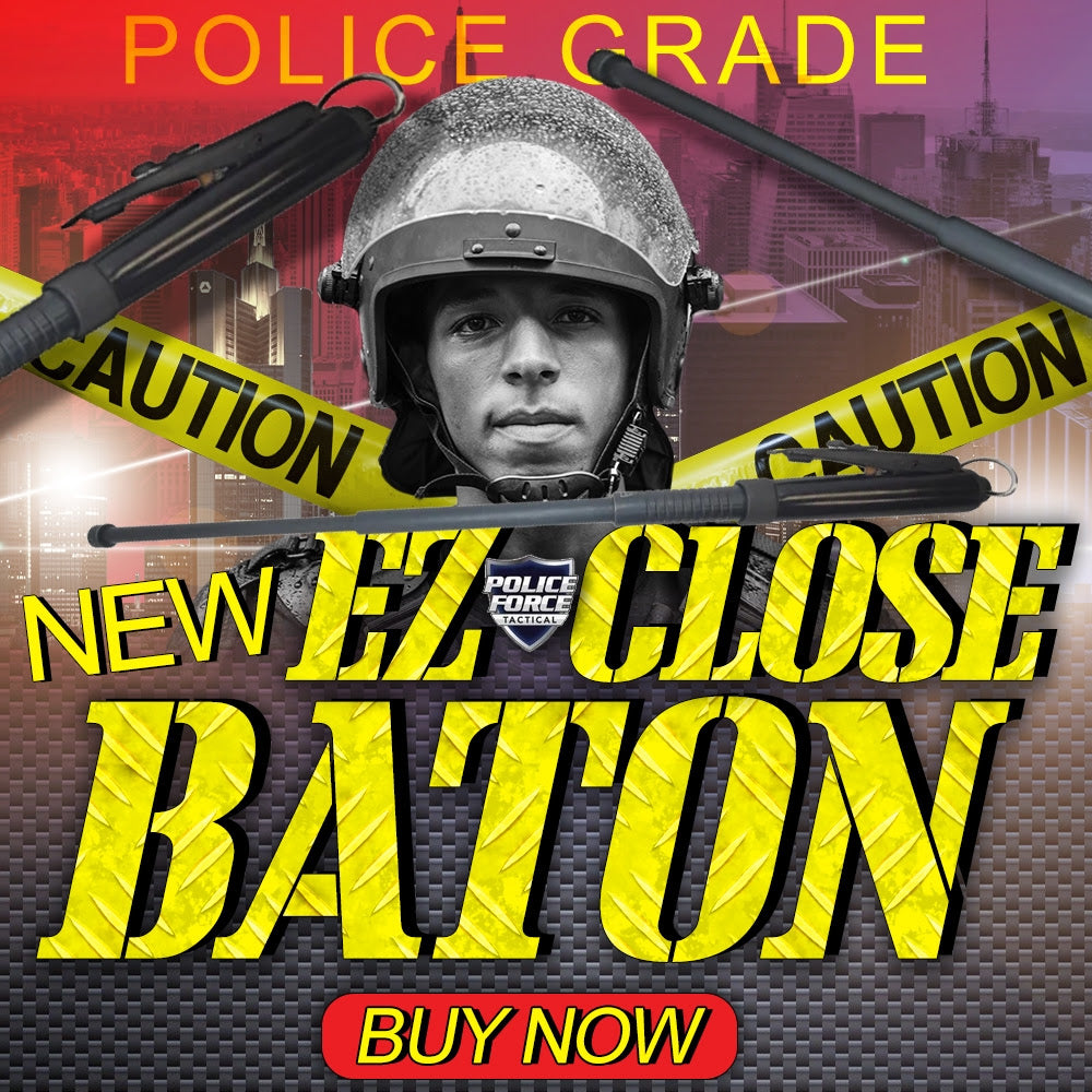 AUTOMATIC Baton EZ Close 21" 26" Expandable Steel - Police Force NEW SD-Baton - Tophatter Daily Deals