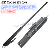 AUTOMATIC Baton EZ Close 21" 26" Expandable Steel - Police Force NEW SD-Baton - Tophatter Daily Deals