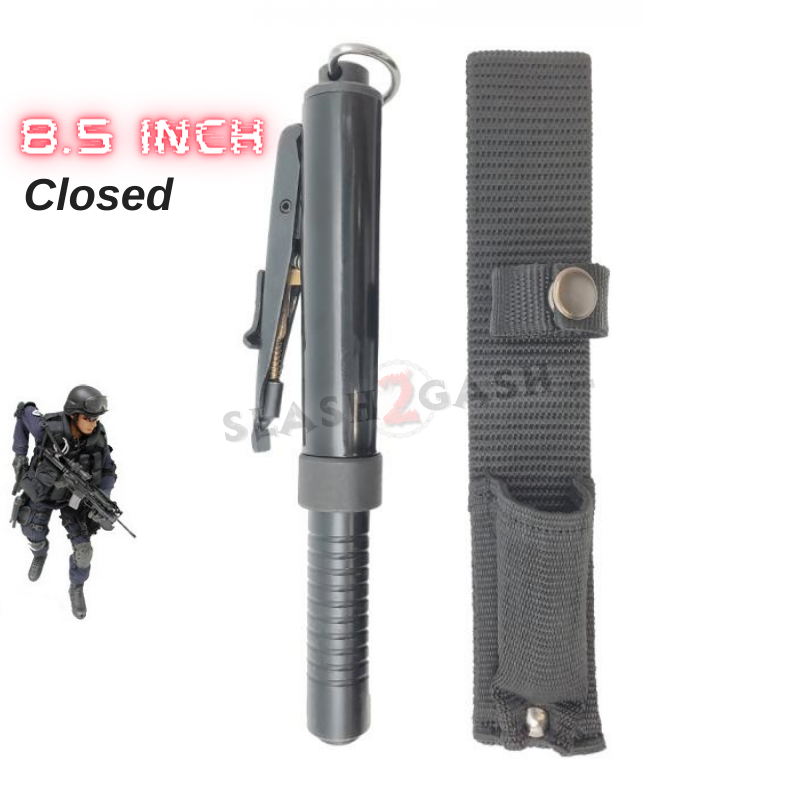 AUTOMATIC Baton EZ Close 21" 26" Expandable Steel - Police Force NEW SD-Baton - Tophatter Daily Deals