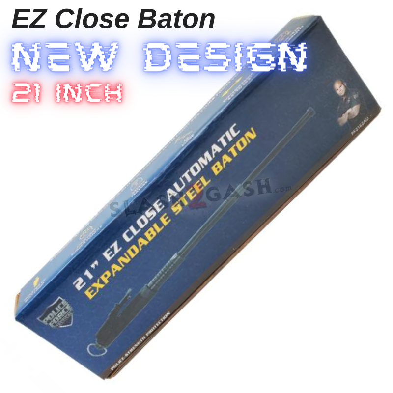 AUTOMATIC Baton EZ Close 21" 26" Expandable Steel - Police Force NEW SD-Baton - Tophatter Daily Deals