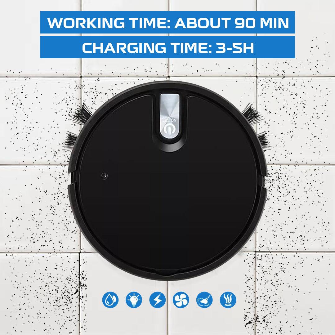 Robot Hoover and Mop - Rechargeable Smart Sweeping Robot Vacuum Cleaner Automatic Floor Mop Sweeper UK Apparel & Accessories - Tophatter Daily Deals