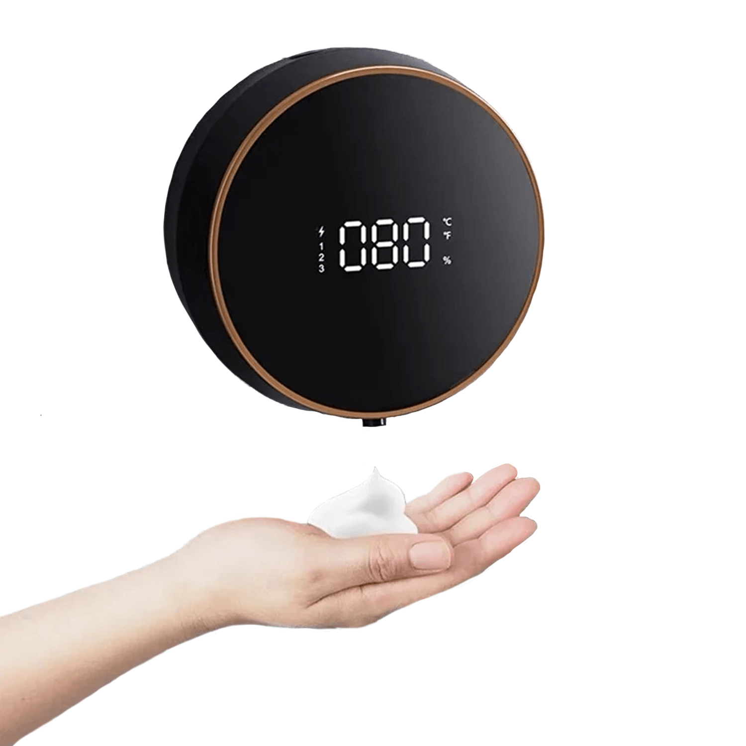 Automatic Soap Dispenser - USB Wall-mounted Touchless Liquid Foam Machine Infrared Accessories - Tophatter Daily Deals