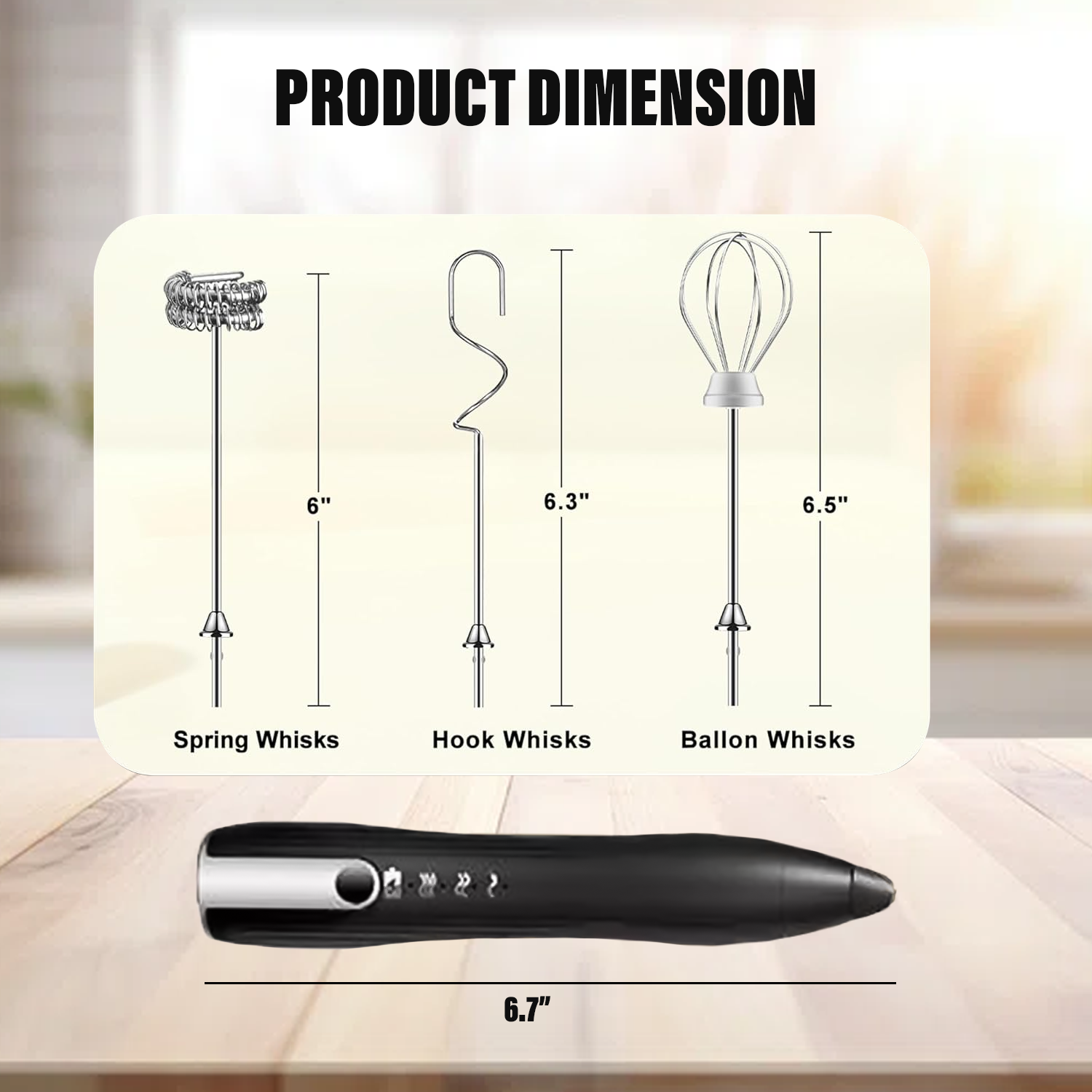 Electric Milk Frother – Handheld Foam Maker for Coffee, Latte, Cappuccino & Hot Chocolate Coffee Mixer - Tophatter Daily Deals