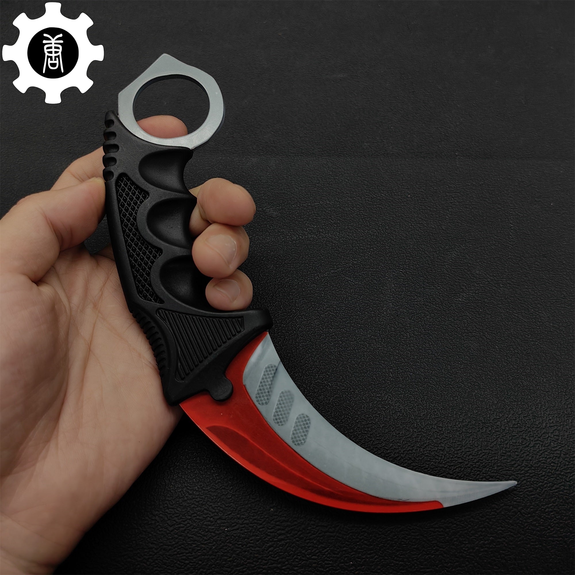 Autotronic Karambit & Balisong Trainer Weapon Case Blunt Blade Props - Tophatter Daily Deals