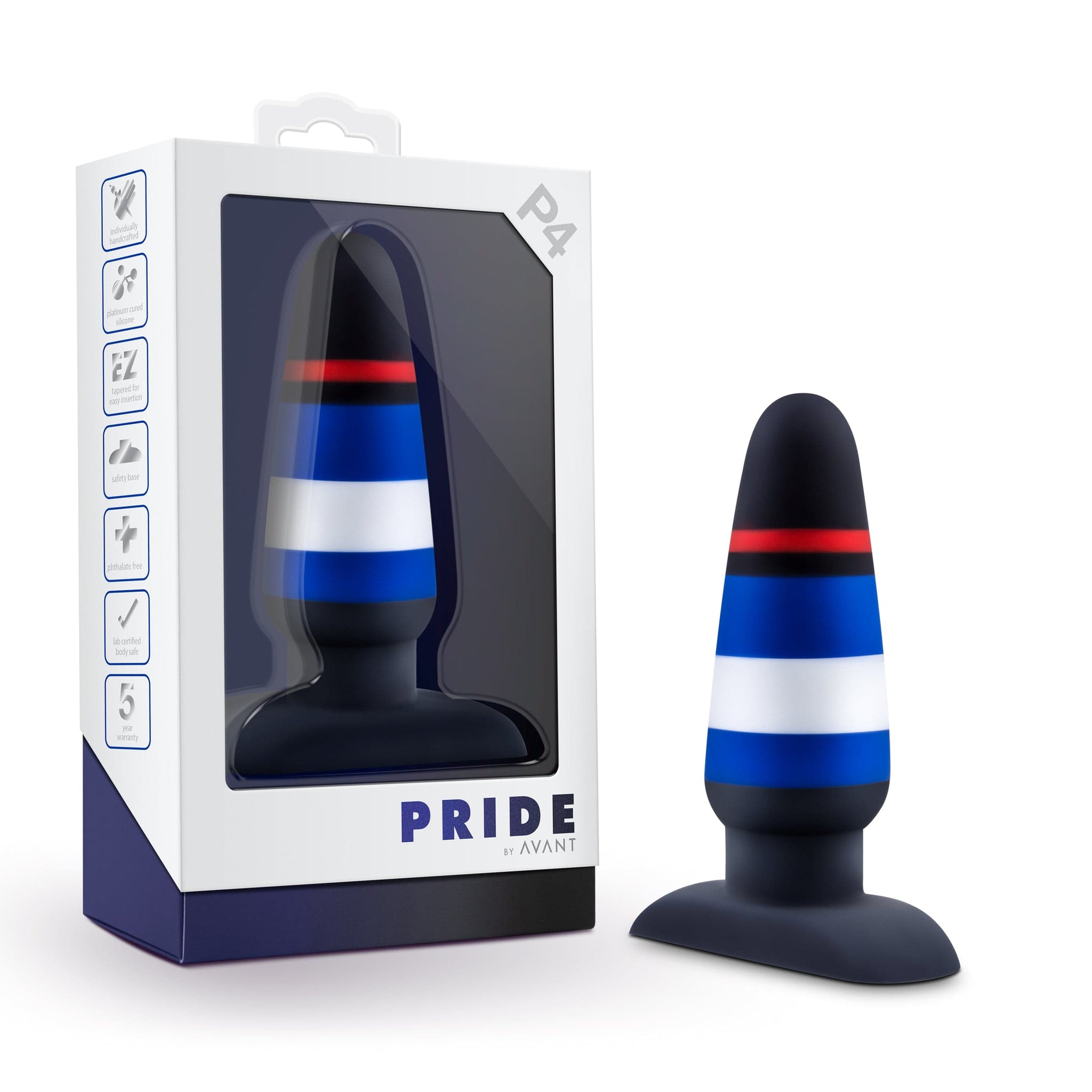 Avant Pride P4 Power Play (Silicone) – Silicone Butt Plug > Anal Range > Butt Plugs - Tophatter Daily Deals