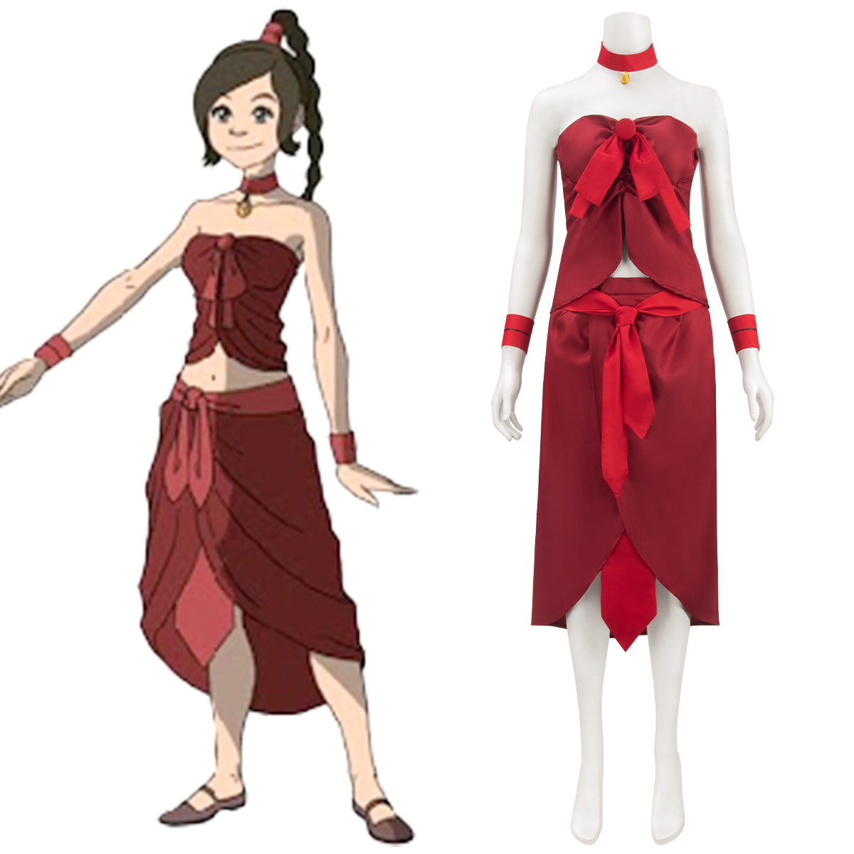 Avatar: The Last Airbender Ty Lee Cosplay Costume New Edition Costume - Tophatter Daily Deals