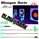 Blowgun Darts Glow In The Dark .40 Caliber - 5 Styles 25, 100 pcs Blowgun Darts/Accessories - Tophatter Daily Deals