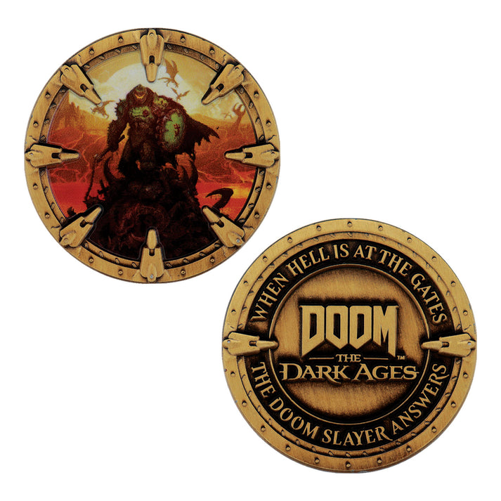 DOOM: The Dark Ages – Official Limited Edition Collectible Coin Replica Coin - Tophatter Daily Deals