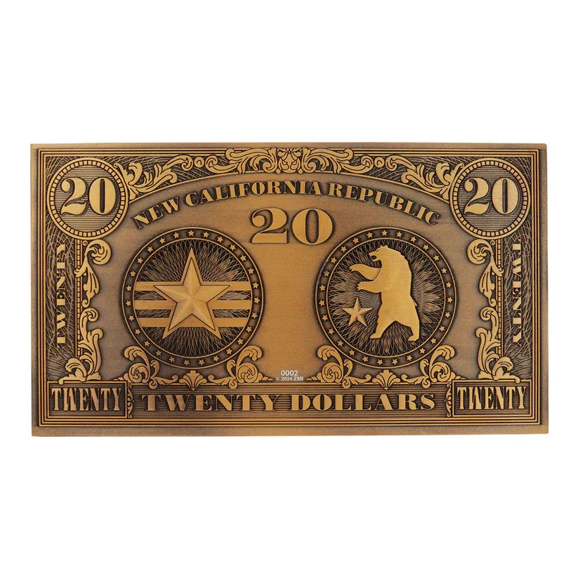 Fallout New Vegas Replica NCR $20 Bill Collectible Replica - Tophatter Daily Deals