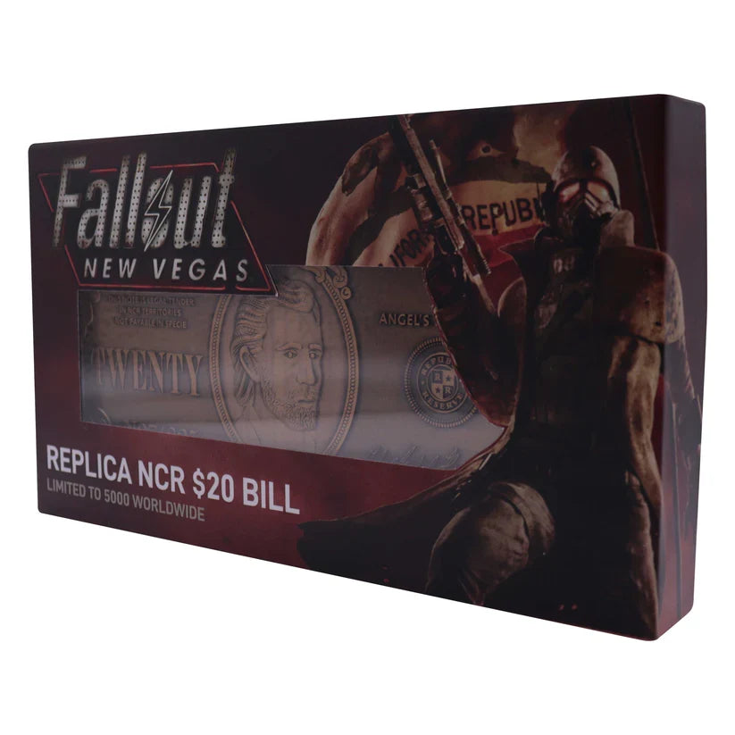 Fallout New Vegas Replica NCR $20 Bill Collectible Replica - Tophatter Daily Deals