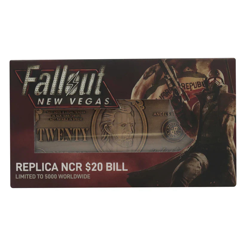 Fallout New Vegas Replica NCR $20 Bill Collectible Replica - Tophatter Daily Deals