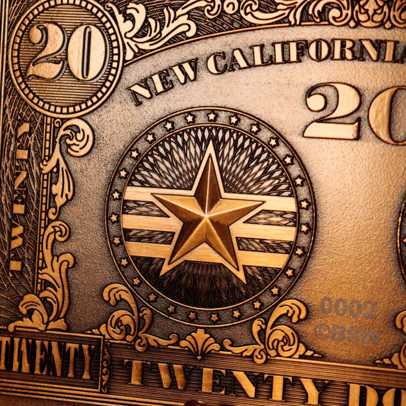 Fallout New Vegas Replica NCR $20 Bill Collectible Replica - Tophatter Daily Deals