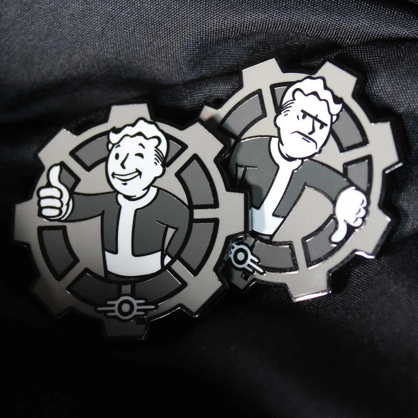Fallout - Decision Coin (Black & White) Replica Coin - Tophatter Daily Deals