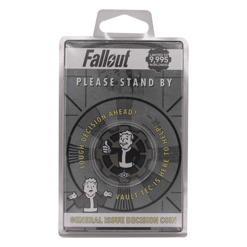 Fallout - Decision Coin (Black & White) Replica Coin - Tophatter Daily Deals