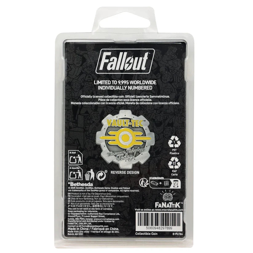 Fallout Limited Edition Vault 111 Door Coin Collectible Coin - Tophatter Daily Deals