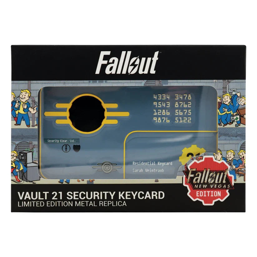 Fallout: New Vegas Vault 21 Security Keycard Replica Collectible Replica - Tophatter Daily Deals