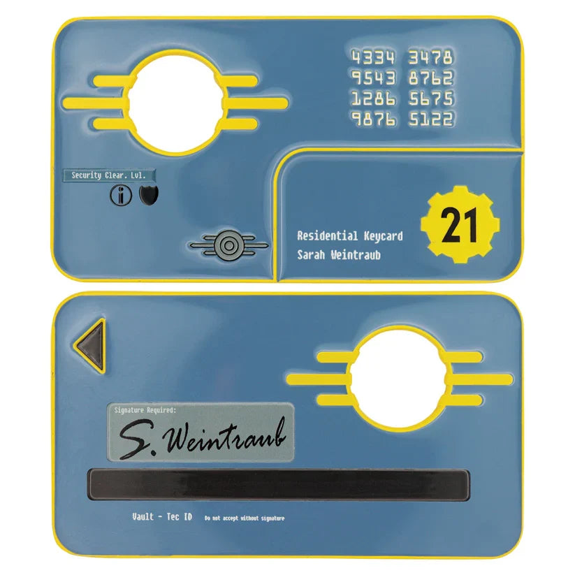 Fallout: New Vegas Vault 21 Security Keycard Replica Collectible Replica - Tophatter Daily Deals